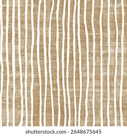 Fundo bege com linhas verticais em tecido de linho padrão de impressão, algodão, seda, ilustração vetorial, verão doodle, crianças e desenhos de bebê para tecido de impressão.