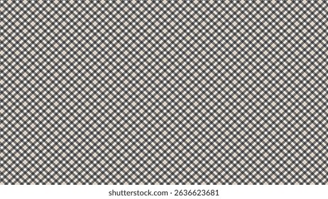  Beige and black diagonal plaid checkered background