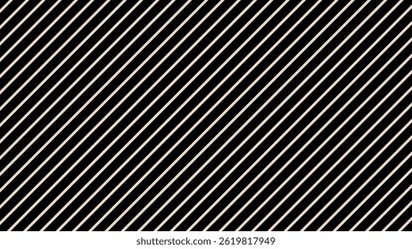 Fundo de listras diagonais bege e preto. Padrão sem costura de linhas. Fundo bonito com linha diagonal.