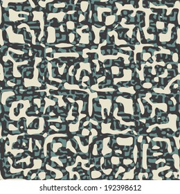 Beige, Black and Green Camouflage Pattern
