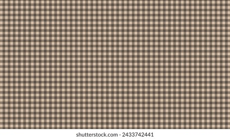 Beige and black plaid fabric texture background