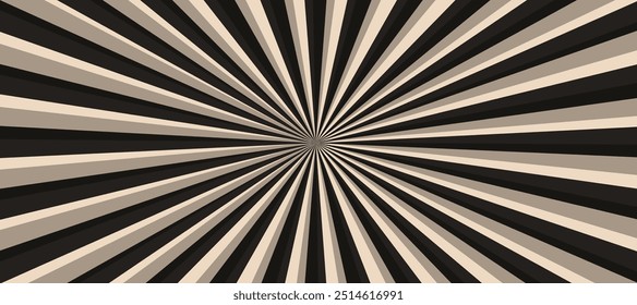 Beige and black sunburst background