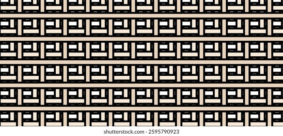 Beige and black and white digital abstract background