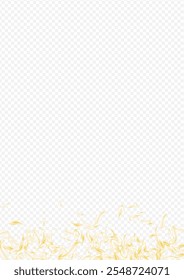 Beige Blossom Tender Vector Transparent Background. Gold Fly Rose Poster. Delicate Lotus Japan Cover. Yellow Sakura Japanese Wallpaper. Fall Flower Design.