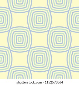 Beige blue and green geometric seamless pattern. For wallpapers, textile and fabrics