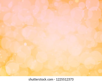 Beige bokeh background. Vector illustration