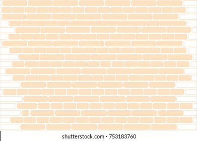 Beige brick wall background