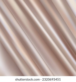Tela de color beige desmenuzada para el fondo creativo. Copiar espacio. Textiles vivos para papel pintado o diseño.