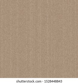 Beige brown denim jean texture.  Organic natural aged minimalist fiber seamless repeat vector pattern swatch.
