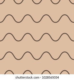 Beige and brown geometric seamless pattern for web, textile and wallpapers