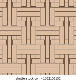 Beige and brown geometric seamless pattern for web, textile and wallpapers