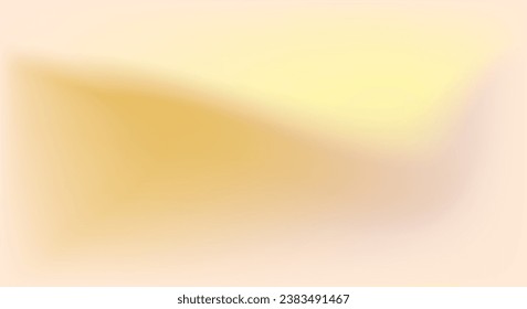 Gradiente abstracto de líquido marrón beige. Ilustración vectorial de fondo suave.
