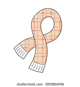 Vector aislado de cicatrices de chapa beige