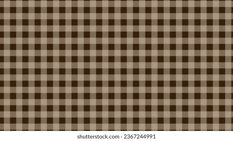 Beige and brown plaid fabric texture as a background