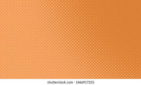 Beige brown retro comic pop art background with dots, cartoon halftone background vector illustration eps10