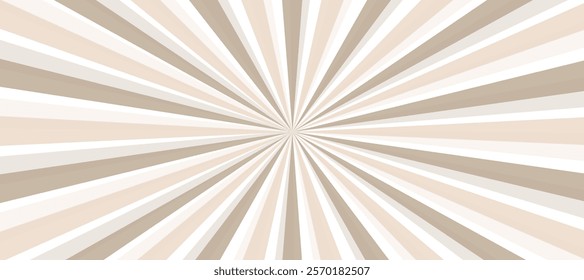 Beige brown and white sunburst background	