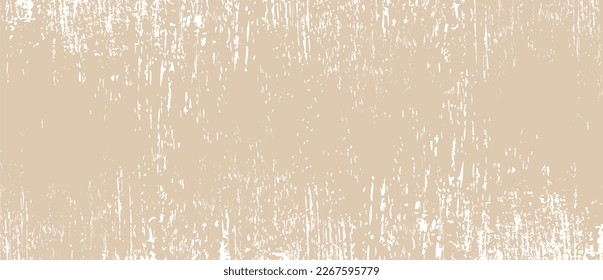 Beiger Pinselhintergrund. Beige Tinte schmückt auf der Hintergrund. Pinselstrich Hintergrund für Tapeten, Farbschmutzspritzer-Vorlage, Schmutzbanner, Aquarell-Design, schmutzige Textur. Trendpinselhintergrund, Vektorgrafik