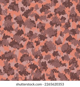 Beige Camouflage Seamless Pattern. Black Seamless Doted Vector Texture. Brown Seamless Artistic Vector Art. Camouflage Background Green Repeated Camo Graphic Clouds.