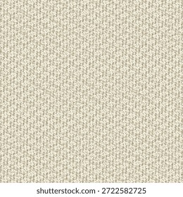 Tapete bege com um padrão vago formado pela interseção de listras diagonais. Tapete de chão. Textura de tecido estofado. Vetor abstrato sem emenda.