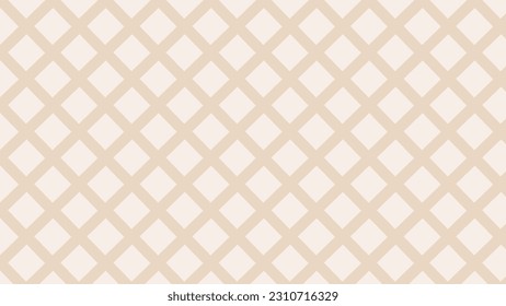 Beige checkered seamless geometric pattern