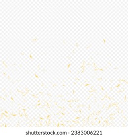 Beige Cherry Japan Vector Transparent Background. Light Beauty Sakura Cover. Gold Peach Tender Backdrop. Yellow Petal Blur Frame. Japanese Flower Poster.