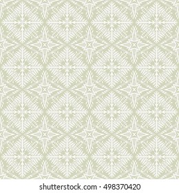 Beige christmas background with seamless pattern. Ideal for printing onto fabric and paper or scrap booking. Vector illustration