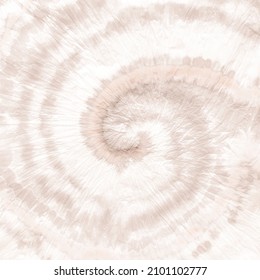 Beige Circle Swirl. Pale Circle Dyed Batik. Brush Circle Shibori. Abstract Fabric Texture. Cream Spiral Swirl. Brown Abstract Print. Beige Swirl Background. Spiral White Grunge. Circle Soft Background
