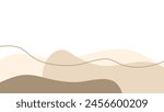 beige coffee cream background. abstract curve chocolate background. irregular waves in coffee and cream. caramel shapes wavy background