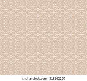 Beige color Seamless texture of cubes. Optical illusion. Vector illustration. For design, wallpaper, fashion