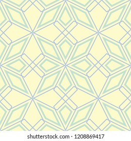 Beige colored geometric seamless pattern. Pale background for wallpapers, textile and fabrics