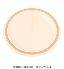 Beige compact powder for achieving a flawless complexion, perfect for beauty and makeup routines