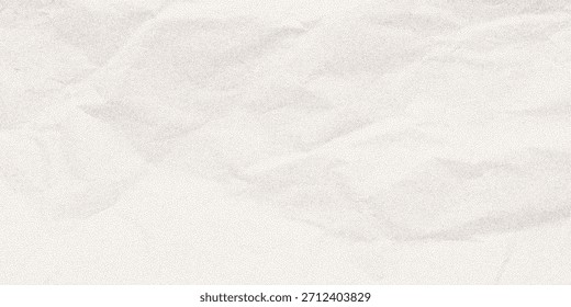 Patrón de papel de paquete arrugado beige con polvo arenoso, capa de semitono punteado suave, tono de papiro desgastado, fondo de hoja de artesanía antigua para el diseño.