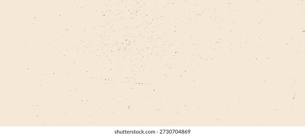 Fundo de textura grunge grão de pau bege. Fundo de papel de arroz de tom marrom com tom neutro com ruído e manchas. Papel de parede de embalagem de papelão pálido. Coreano bg. Vetor artesanal scrapbook textura feita à mão.