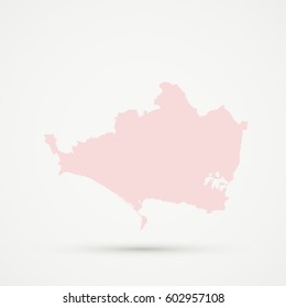 Beige Dorset Map Illustration