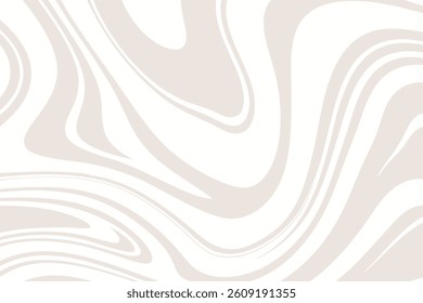 Beige elegant swirl abstract flow background. Design illustration for decoration, wall decor, wallpaper, cover, banner.