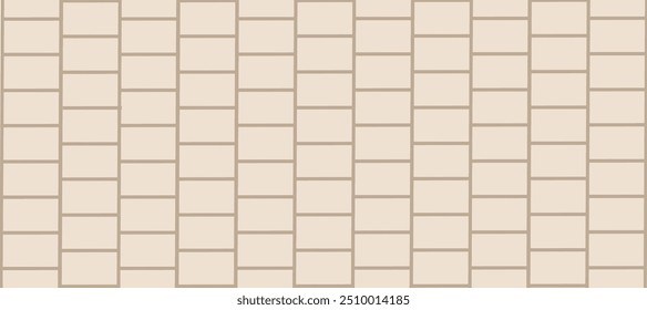 Beige geometric square texture background