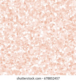 Beige glitter texture. Vector seamless pattern. Sparkling decorative background. Shiny confetti backdrop. Luxury wrapping paper. Blush color.