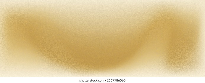 Fondo de gradiente de onda marrón dorado beige. Textura abstracta suave del Vector de ruido pastel caliente. Elegante bolso de color pastel desnudo para invitaciones, carteles, marca o diseño moderno.