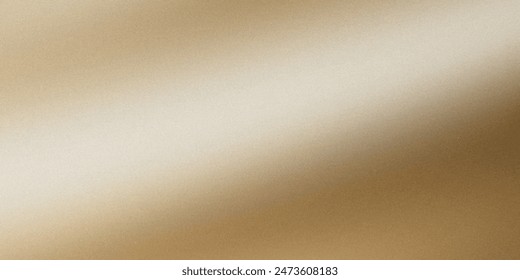 Beige Gold braune Welle Seidenstoff , Holografisch verschwommenes abstraktes Hintergrundrauschen Glatte Übergänge heller Ton Effekt Design , futuristisches minimales modernes Luxus Premium Gradient weicher Farbverlauf