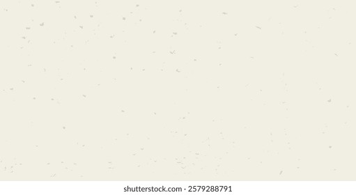 Beige grain cardboard texture. Rice paper. Neutral tone background with noise and speckles. sustainable plantable seed paper. Pale egg shell backdrop. Natural creamy canvas. Vector illustration.