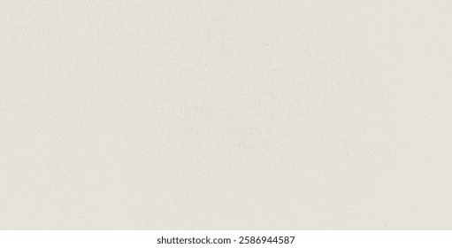 Beige grain paper texture. Rice paper. Neutral tone background with noise and speckles. Pale egg shell backdrop. Natural creamy linen canvas print. Vector fabric grid light illustration.