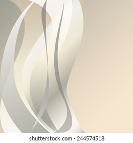 Beige and gray light fiery flame smoke isolated abstract background easy