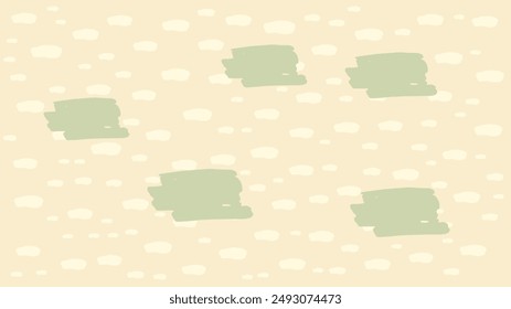 Beige and green vector celebration confetti organic background design