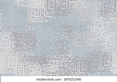 Beige grunge background. Seamless abstract texture. A chaotic repeating pattern. Pop art handmade art