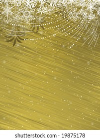 beige grunge christmas background, vector illustration