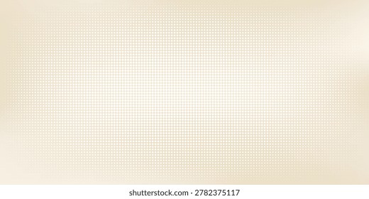 Beige Halftone Background With Vintage Dotted Texture and Subtle Grunge Gradient