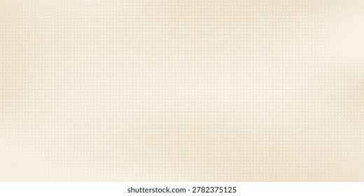 Beige Halftone Background With Vintage Dotted Texture and Subtle Grunge Gradient