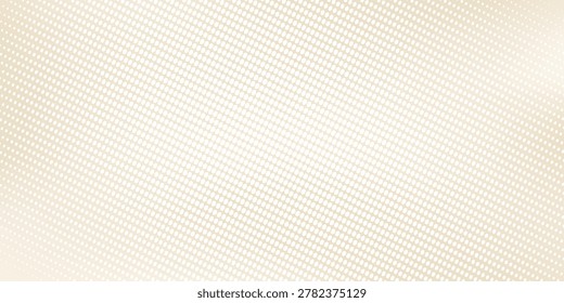 Beige Halftone Background With Vintage Dotted Texture and Subtle Grunge Gradient