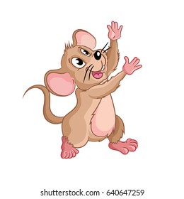 Beige happy mice