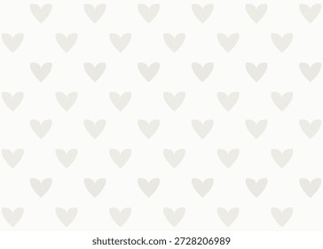 Corações beges sobre fundo claro. Dançarino de nuvem - 2026 pantone cor do ano.
